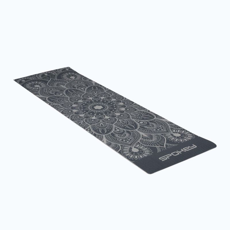 Podložka na jógu Spokey Yoga Mandala 4 mm šedá 929857
