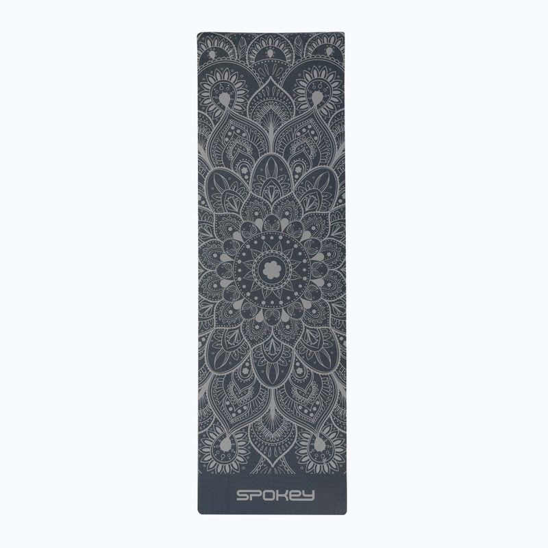 Podložka na jógu Spokey Yoga Mandala 4 mm šedá 929857 2