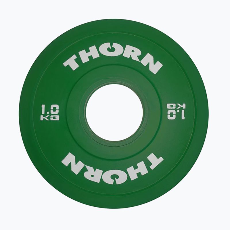 Zátěž THORN FIT Fractional 2 x 2 kg green/white 2