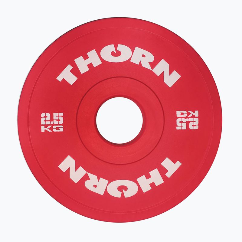 Zátěž THORN FIT Fractional 2 x 5 kg red/white 2