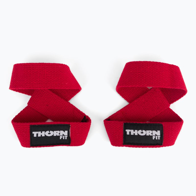 Posilovací trhačky THORN FIT Lifting Straps červené 513542 2