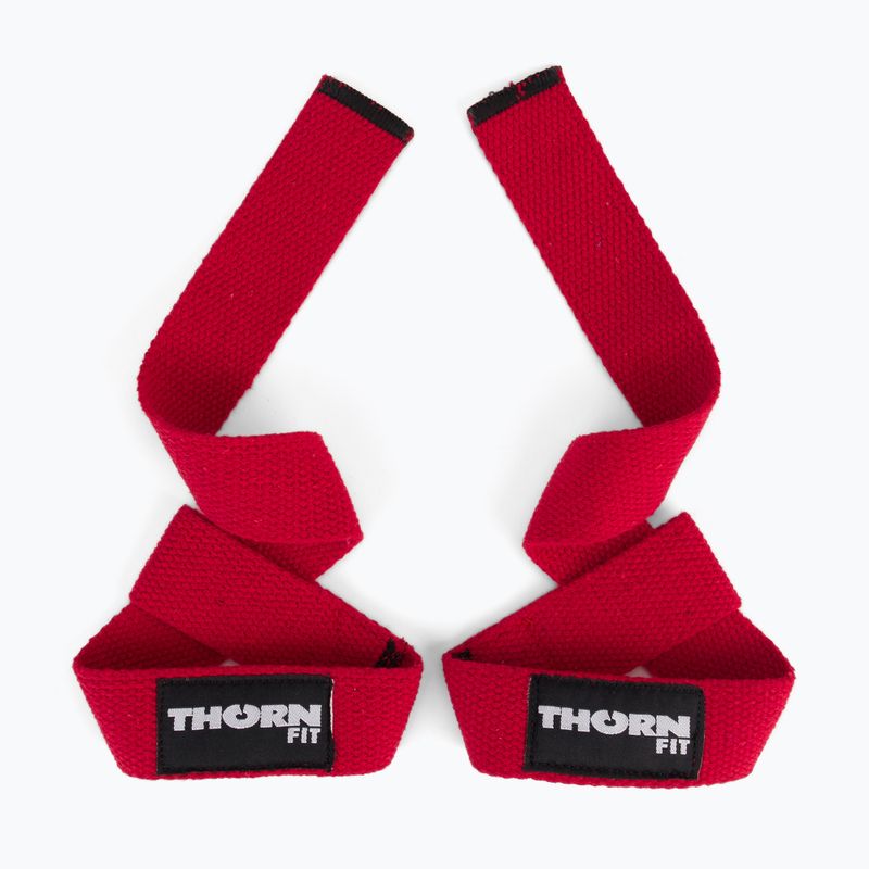 Posilovací trhačky THORN FIT Lifting Straps červené 513542 3