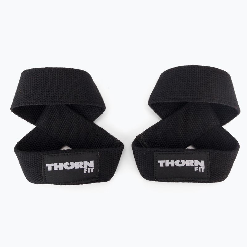 Posilovací trhačky THORN FIT Lifting Straps černé 513559 2