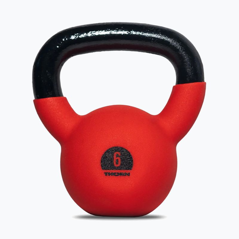 Kettlebell THORN FIT Cast Iron 6 kg červený