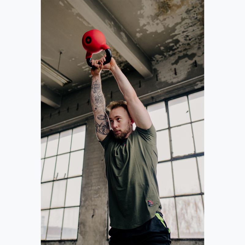 Kettlebell THORN FIT Cast Iron 16 kg červený 4