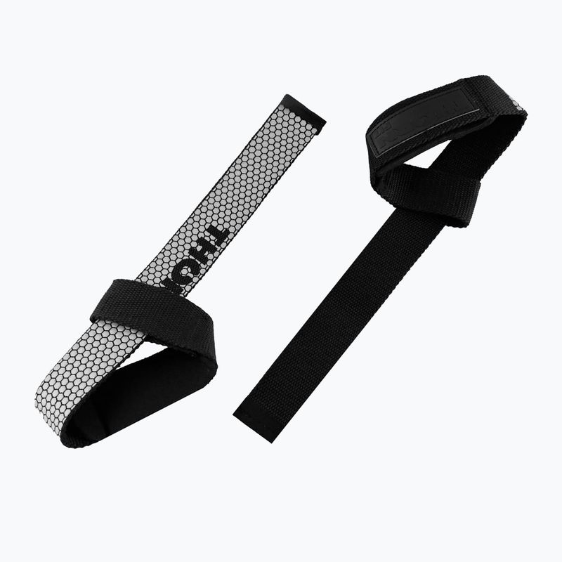Zvedací pásky THORN FIT Lifting Straps Anti-Slip grey 2