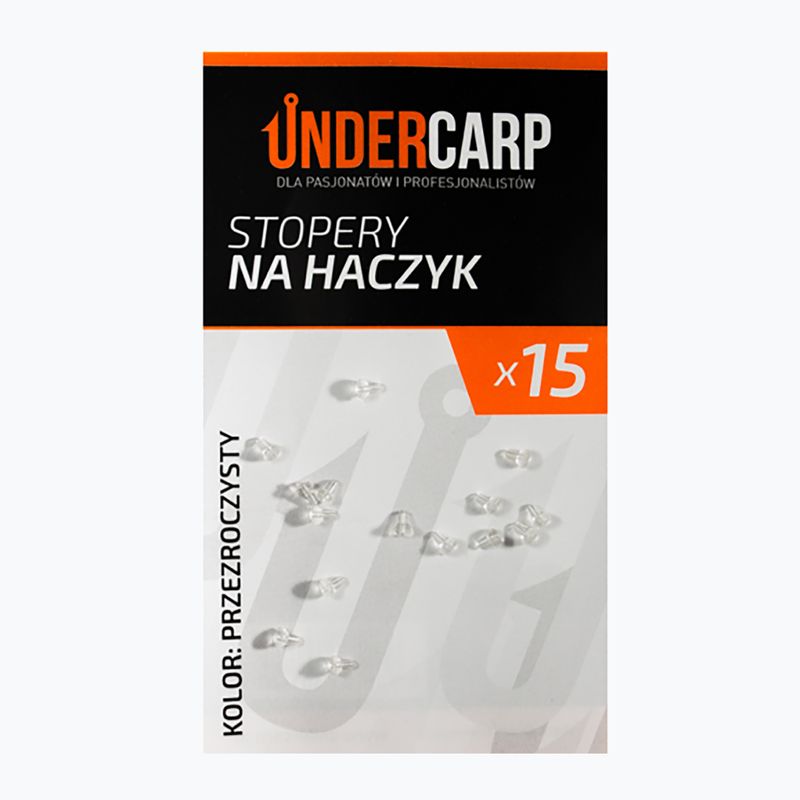Zarážky na kapří háčky UNDERCARP transparentní UC189