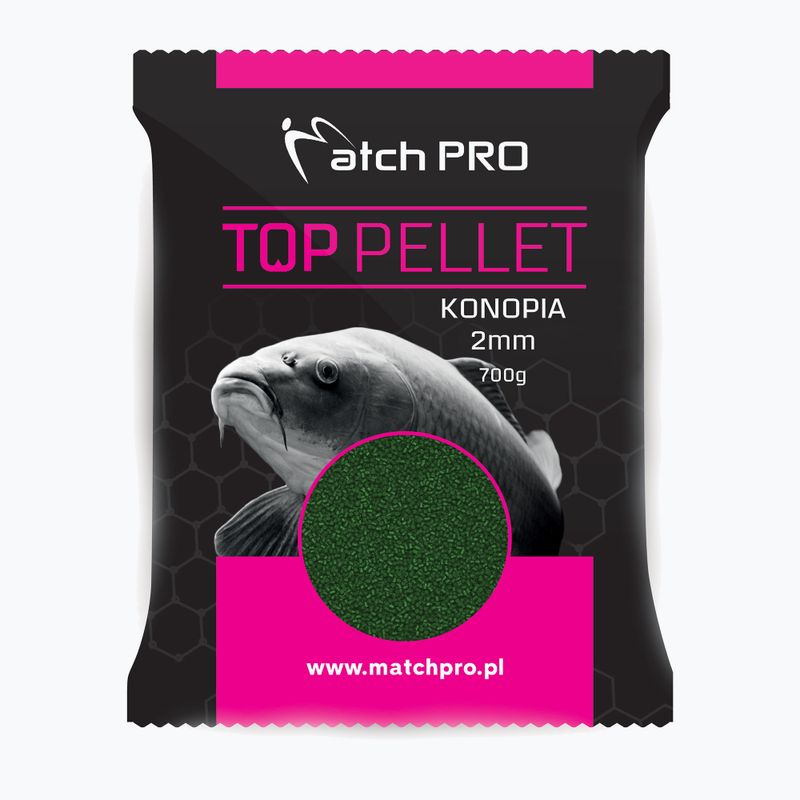 MatchPro Chobotnice a konopné pelety na návnadu 2 mm zelené 977827