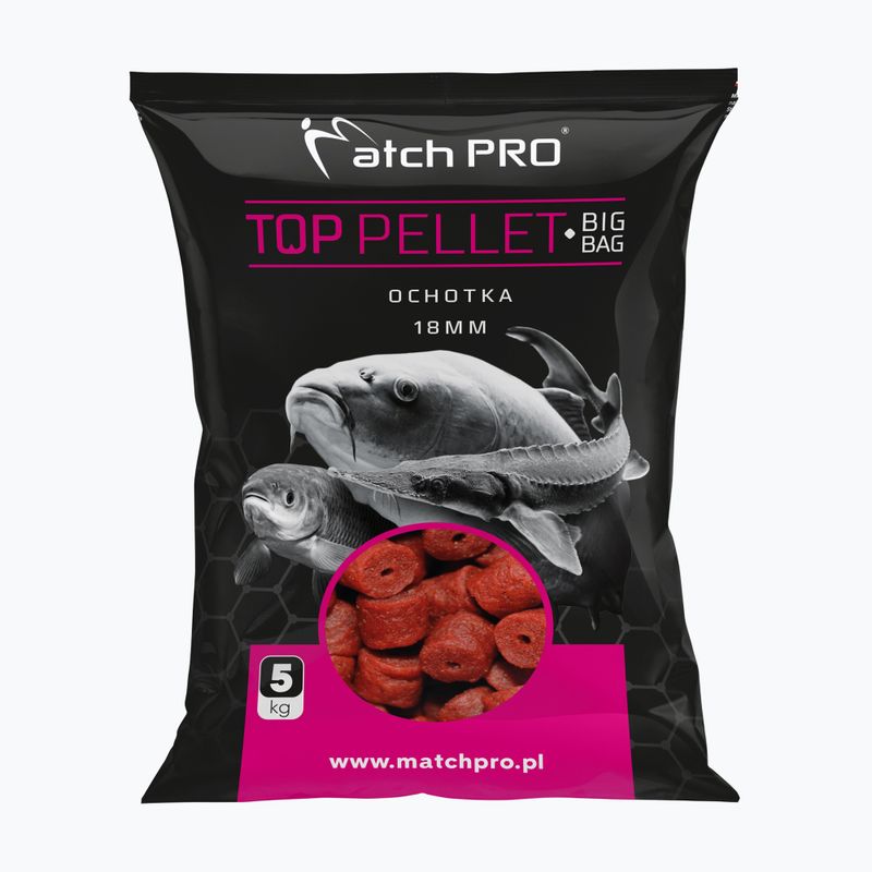 Kaprařské pelety MatchPro Big Bag Ochotka 18mm červené 977082