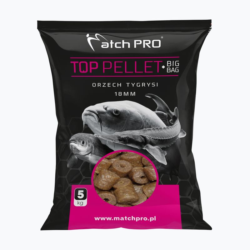 MatchPro kaprové pelety Big Bag Tiger Walnut 18mm hnědé 977107