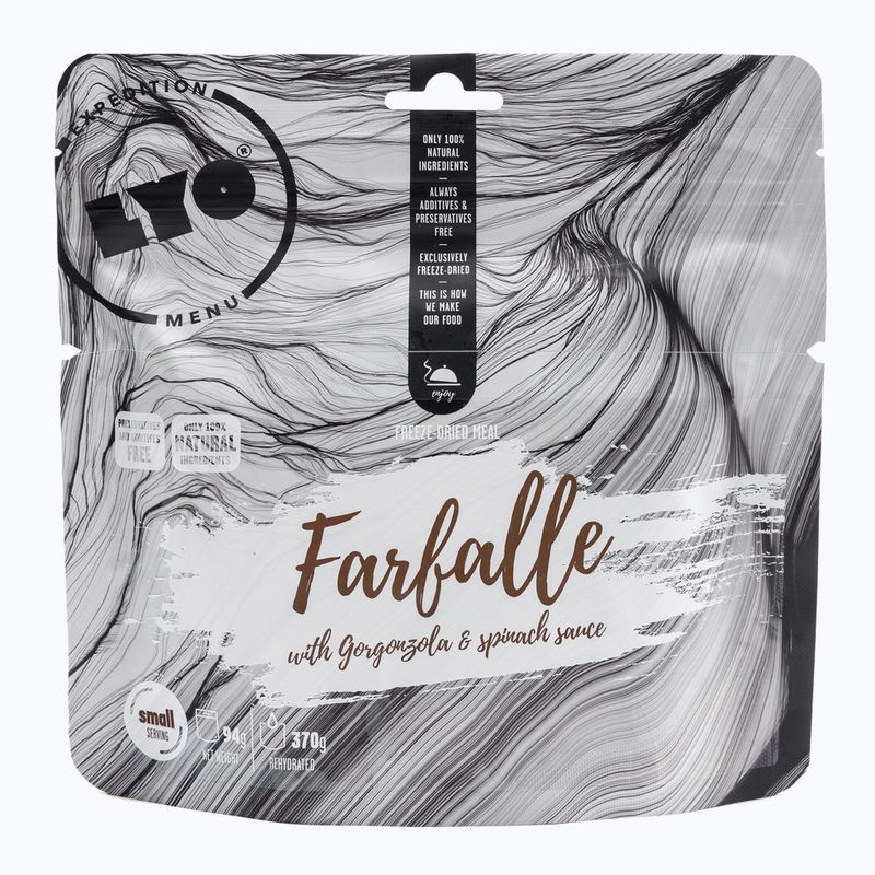 Lyofylizované jídlo LYOFOOD Farfalle s gorgonzolou a špenátem LF-7425