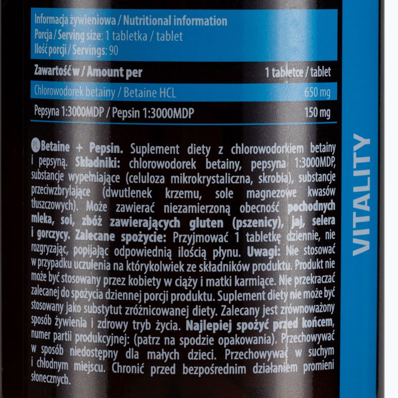 Betaine HCL Pepsin Essence podpora trávení 90 tablet ESS/050 2