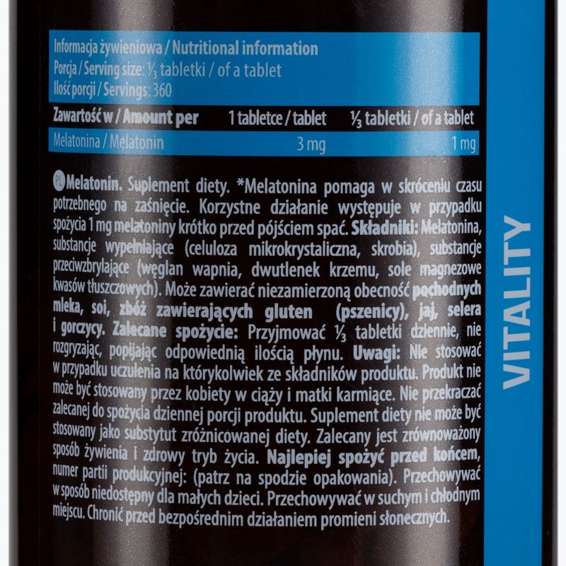 Melatonin Essence 3 mg melatoninu 120 tablet ESS/046 2