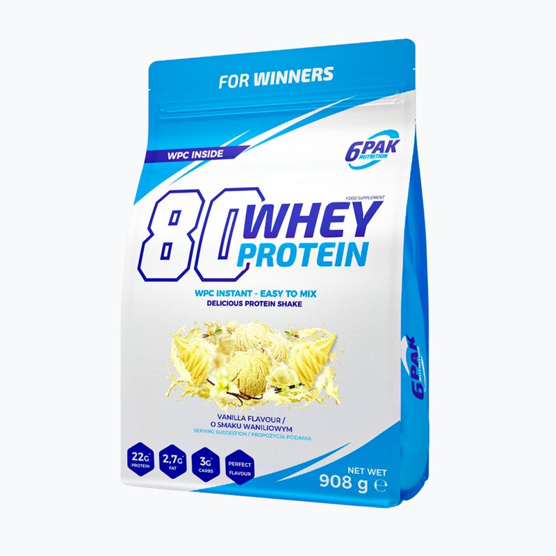 Syrovátka 6PAK 80 Protein 908 g Vanilka