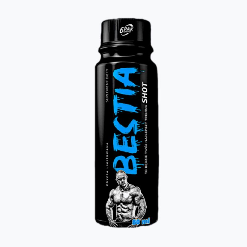 Předtréninkový stimulant 6PAK Bestia 80ml tropické ovoce PAK/309