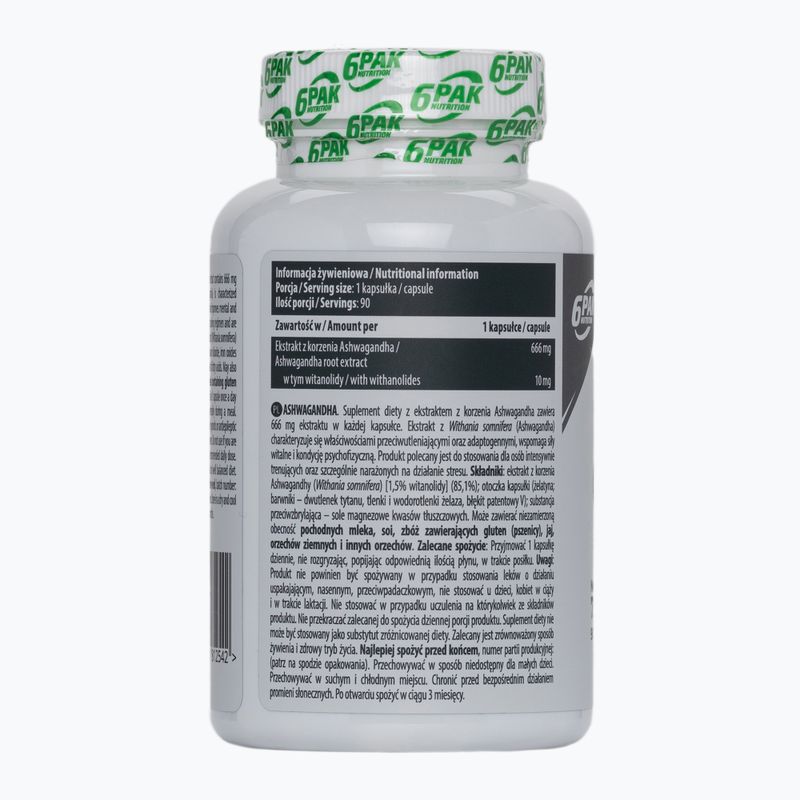 EL Ashwagandha 6PAK 666mg výkonnost 90 kapslí PAK/190 2