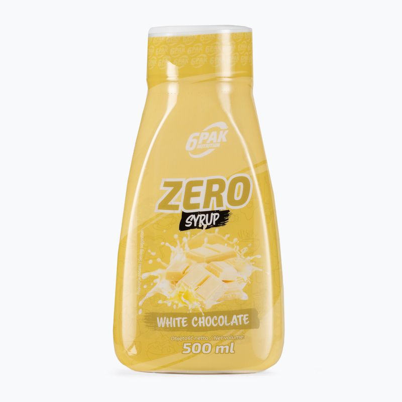 6PAK Sirup ZERO 500ml bílá čokoláda PAK/230