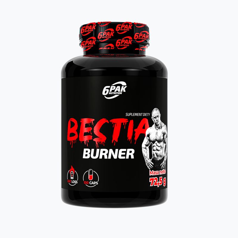 Spalovač tuků 6PAK Bestia Burner 100 kapslí