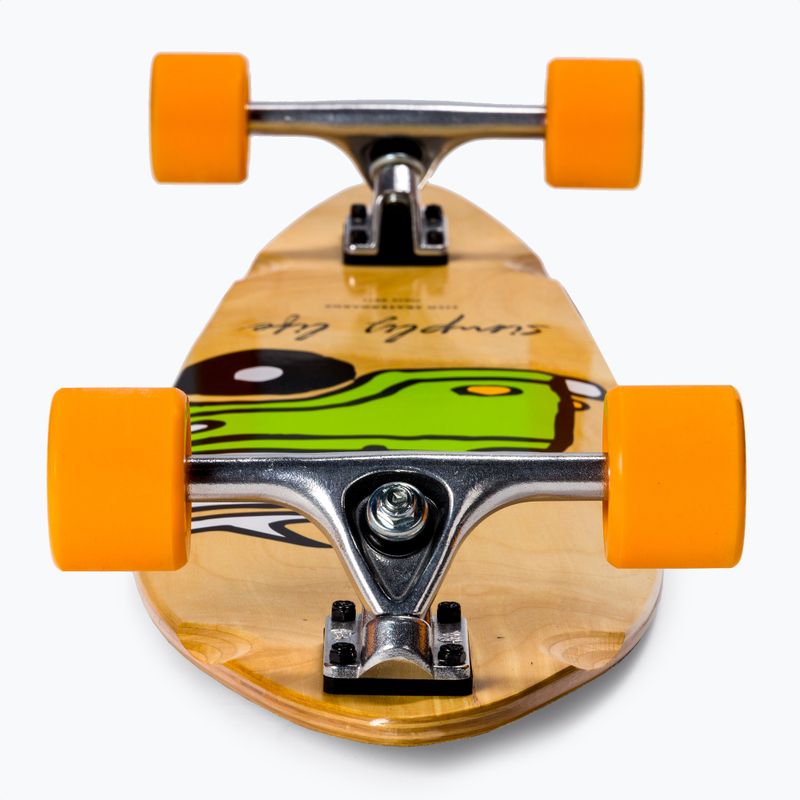 Fish Skateboards Vanlife longboard beige LONG-VANL-SIL-ORA 7