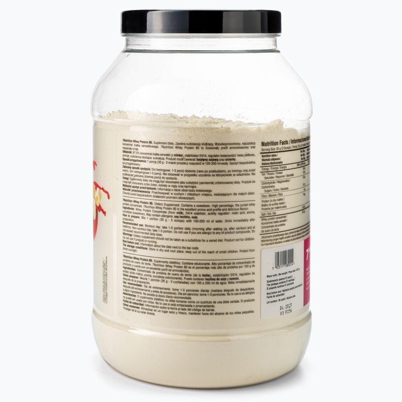 Whey 7Nutrition Protein 80 bílá čokoláda-malina 7Nu000308 2