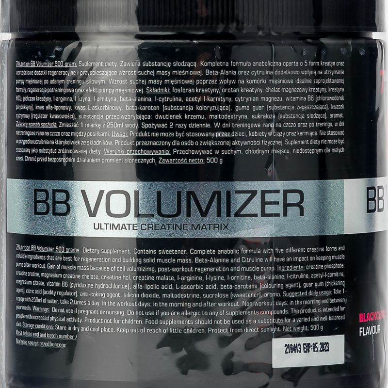 BB Volumizer 7Nutrition kreatin 500g 7Nu000075 2