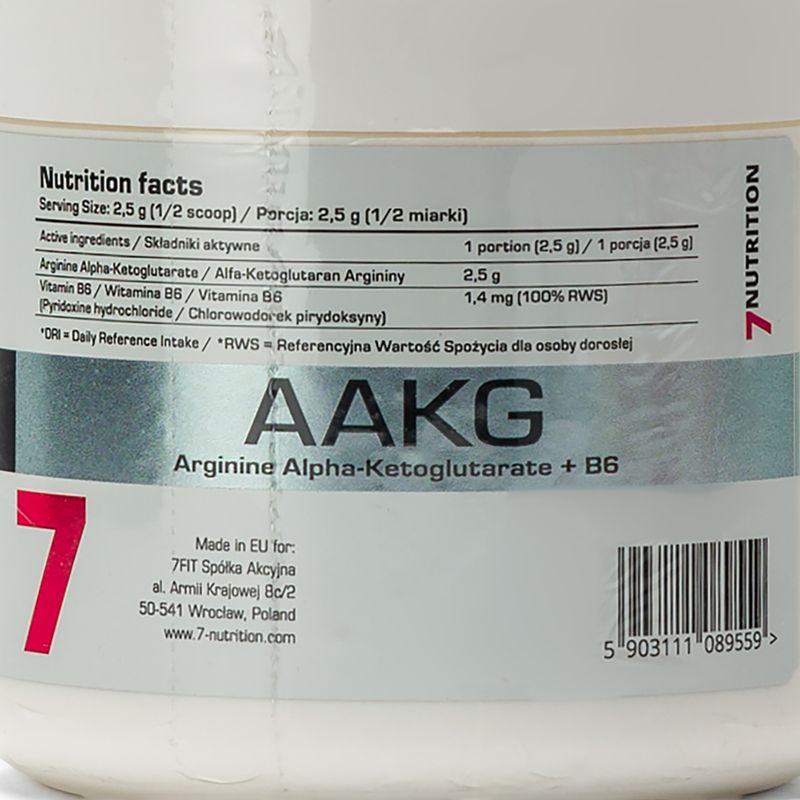 Předtréninkový přípravek 7Nutrition AAKG 250g 7Nu000099 3