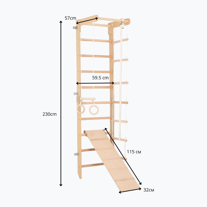 Gymnastický žebřík RINAGYM SPR B+SLIDE 6
