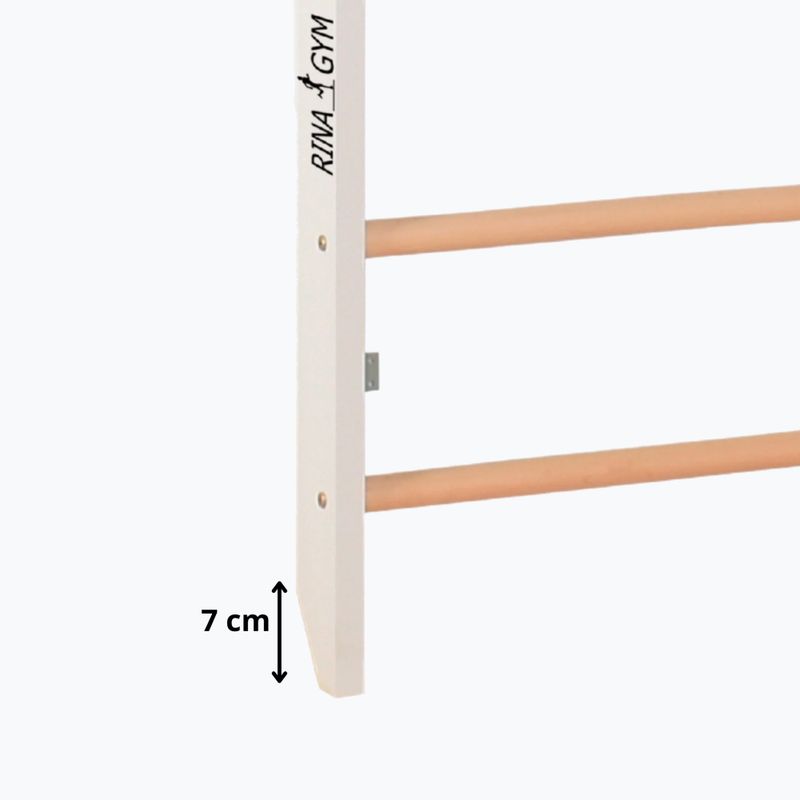 Gymnastické žebřiny RINAGYM 2W1 gimnastyczna white 11