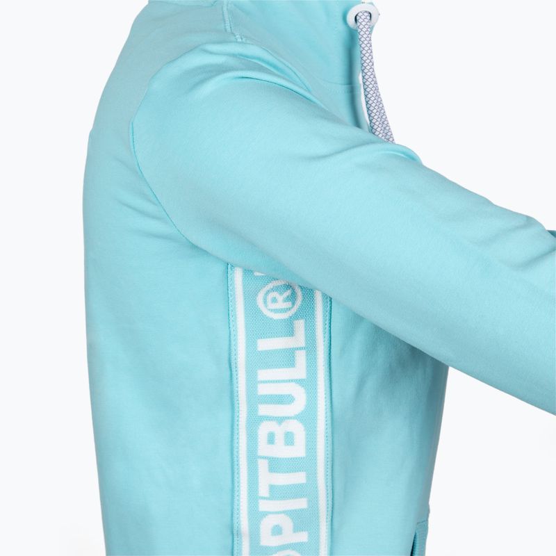 Dámská mikina Pitbull West Coast Hooded F.Terry „Boxing” turquise 4