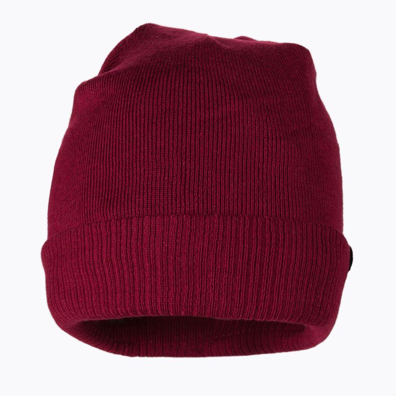 Pánská zimní čepice Pitbull West Coast Beanie Small Logo burgundy 2