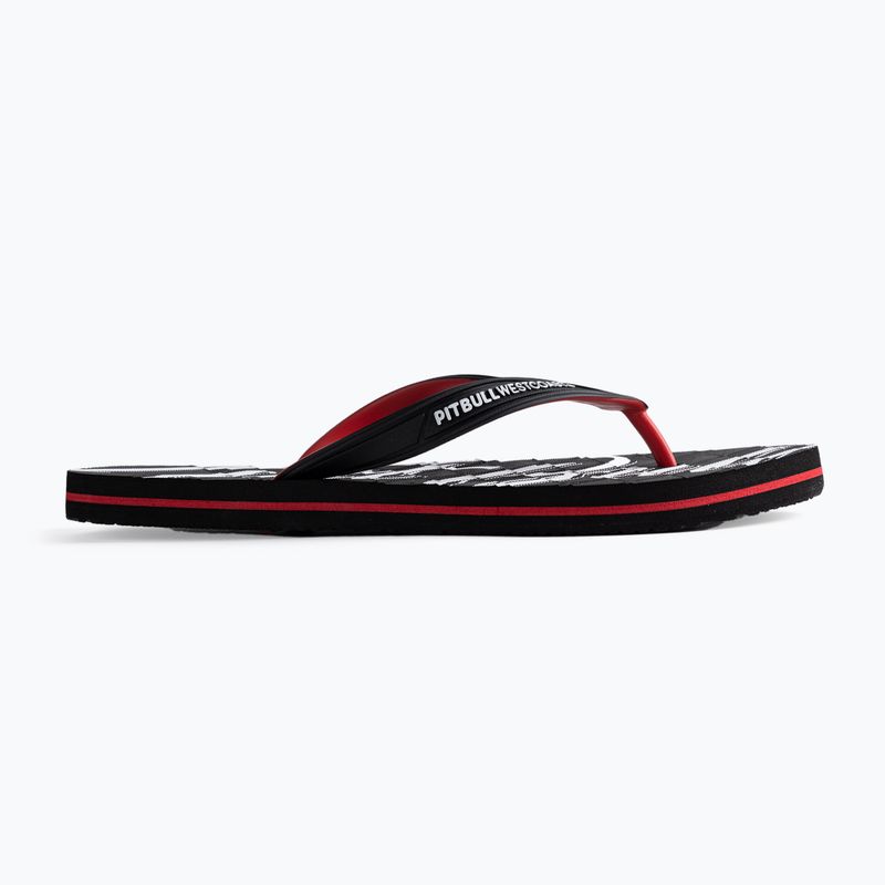 Pánské žabky Pitbull West Coast Flip Flop El Jefe black/red 2