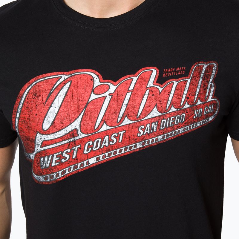 Pánské tričko Pitbull West Coast RED BRAND black 4