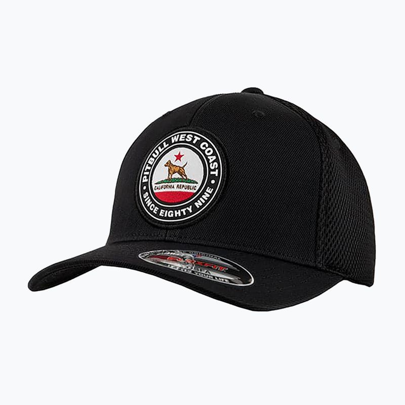 Pánská kšiltovka Pitbull West Coast Mesh Full Cap California Dog black