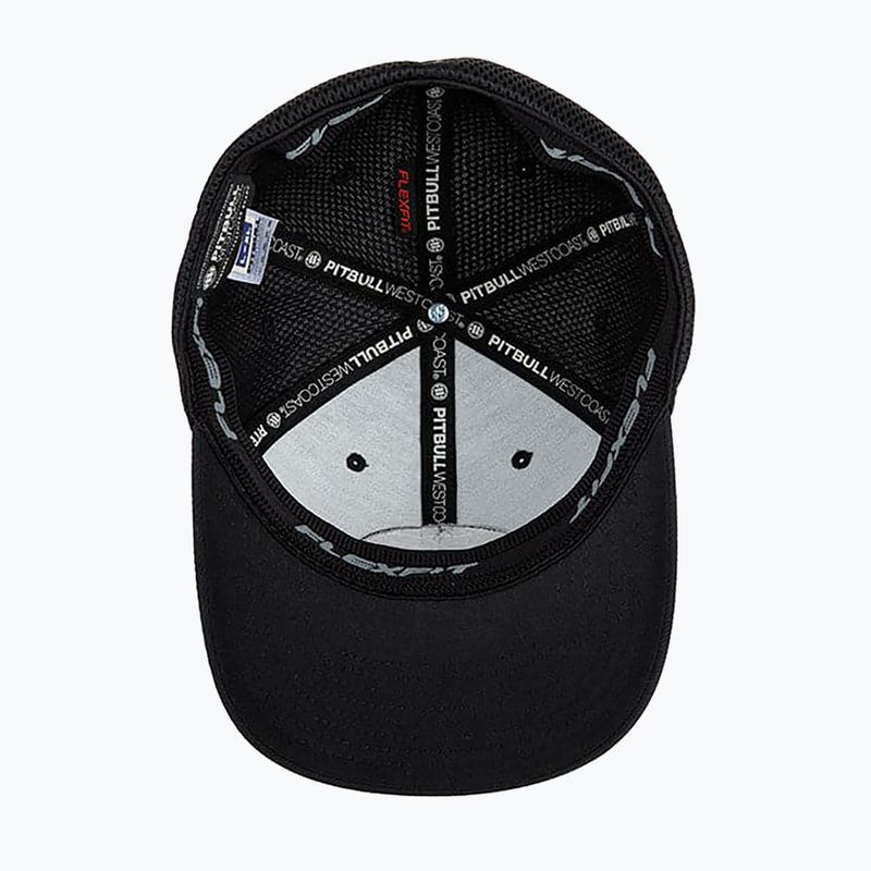 Pánská kšiltovka Pitbull West Coast Mesh Full Cap California Dog black 4