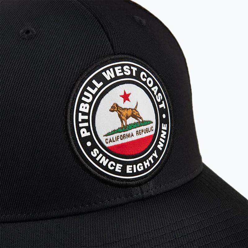 Pánská kšiltovka Pitbull West Coast Mesh Full Cap California Dog black 5