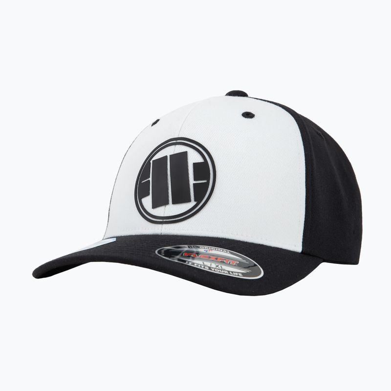 Pánská kšiltovka Pitbull West Coast Full Cap New Logo white/black