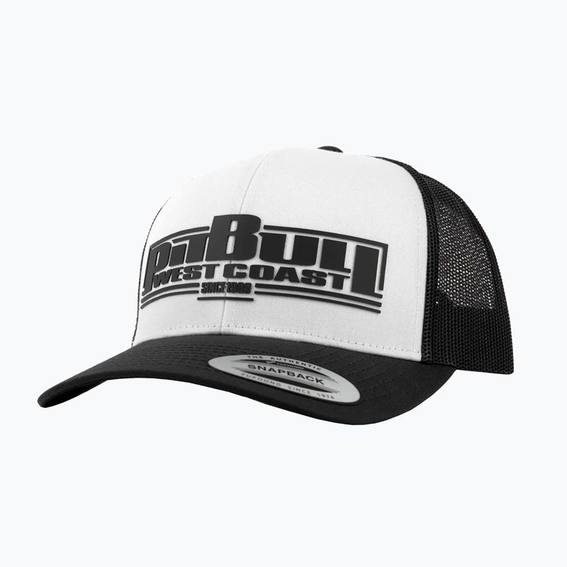 Zimní čepice Pitbull Classic Boxing white/black