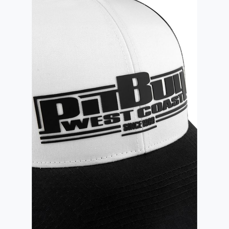 Zimní čepice Pitbull Classic Boxing white/black 4