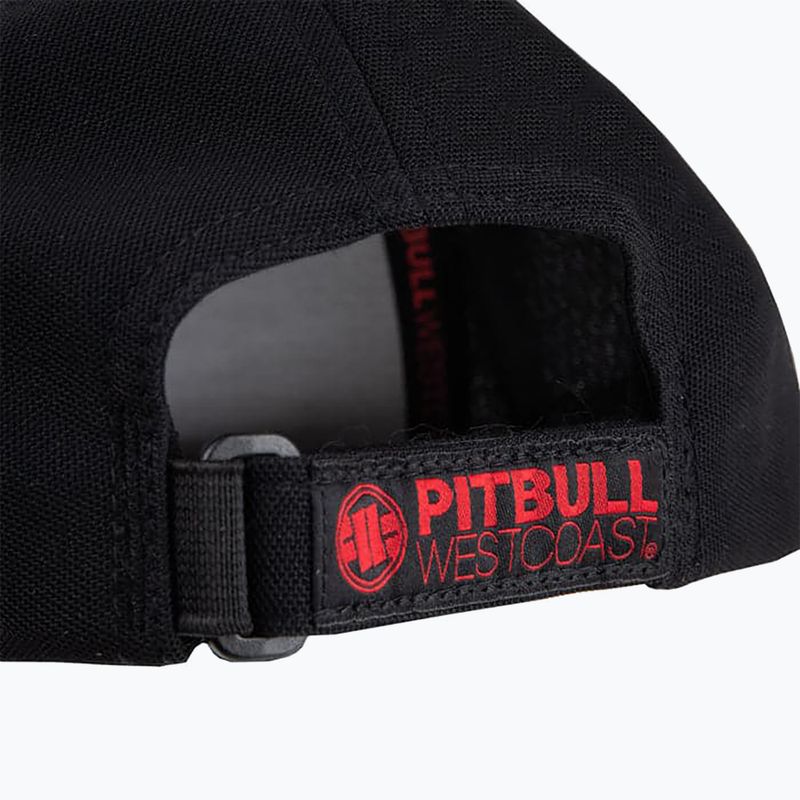 Pánská kšiltovka  Pitbull West Coast Snapback Seascape black/red print 3