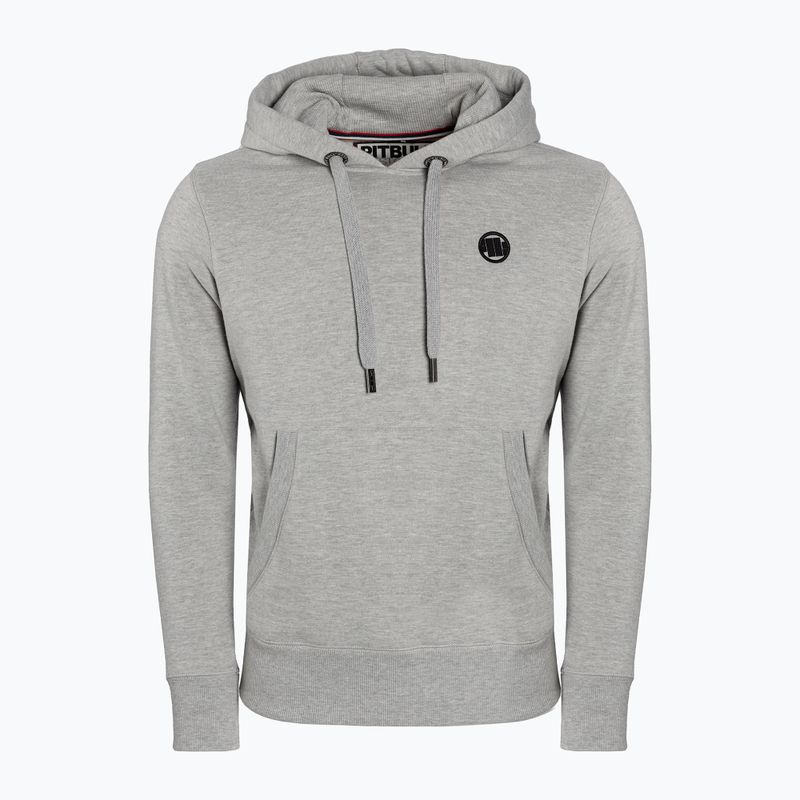 Pánská mikina Pitbull West Coast Hooded Small Logo 21 grey/melange