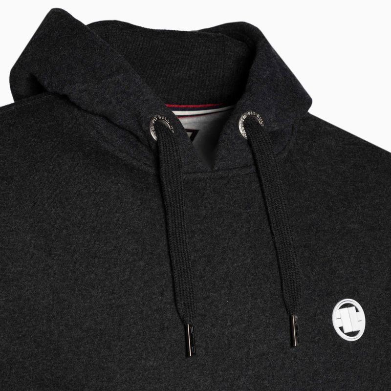 Pánská mikina Pitbull West Coast Hooded Small Logo 21 charcoal 3