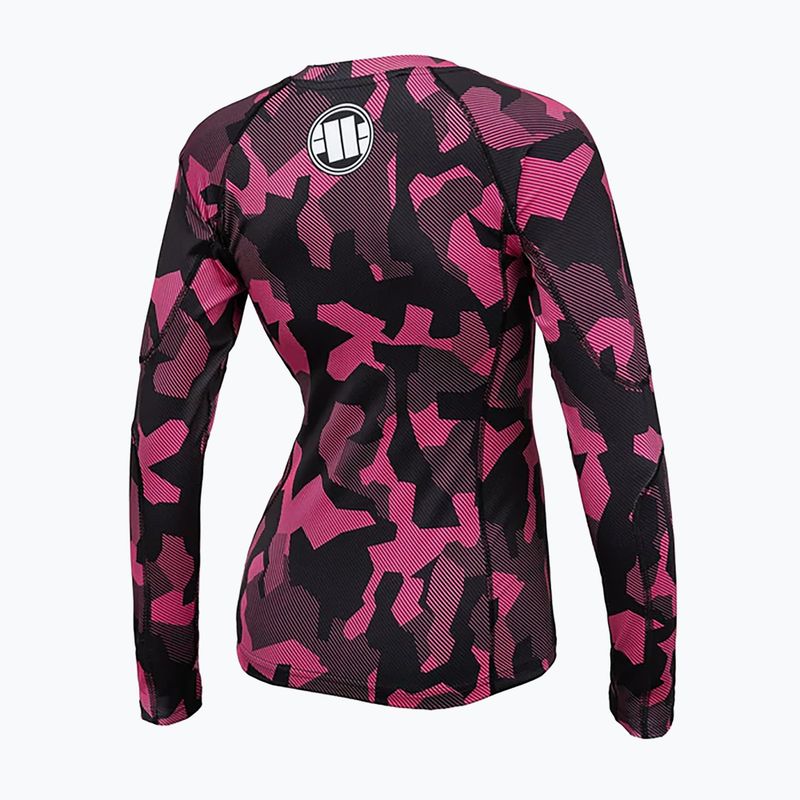 Dámský chránič Rashguard s dlouhým rukávem Pitbull West Coast L-S Rash Dillard pink camo 2