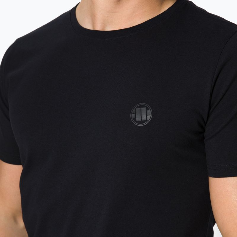 Pánské tričko Pitbull West Coast Slim Fit Lycra Small Logo black 4