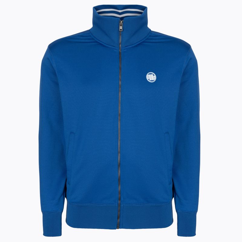 Pánská mikina Pitbull West Coast Oldschool Track Small Logo royal blue