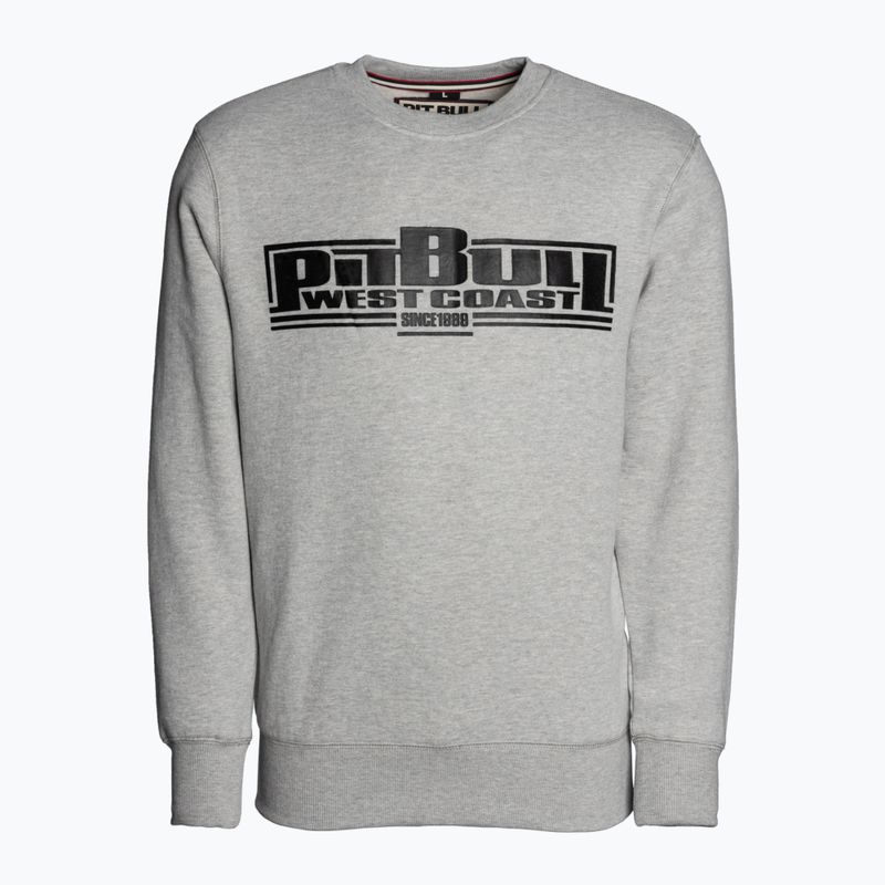 Pánská mikina Pitbull West Coast Crewneck Classic Boxing 21 grey/melange