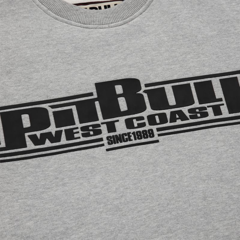 Pánská mikina Pitbull West Coast Crewneck Classic Boxing 21 grey/melange 6