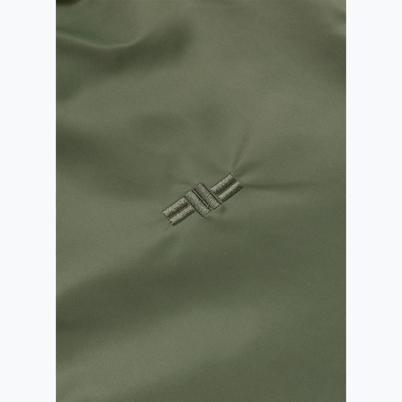 Pánská bunda Pitbull Sherpa Hooded Bomber olive 8