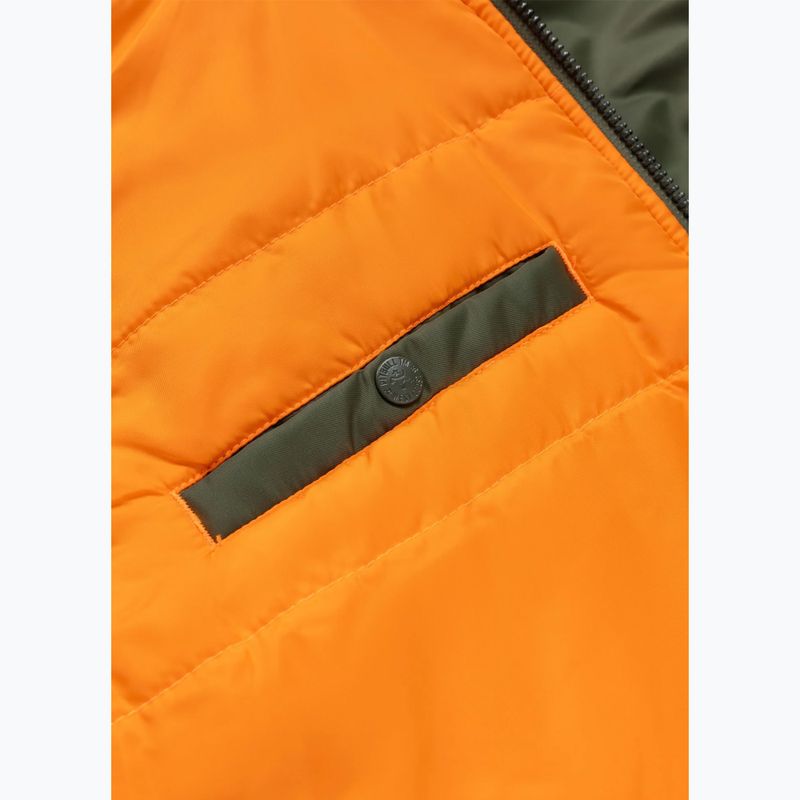 Pánská bunda Pitbull Sherpa Hooded Bomber olive 13