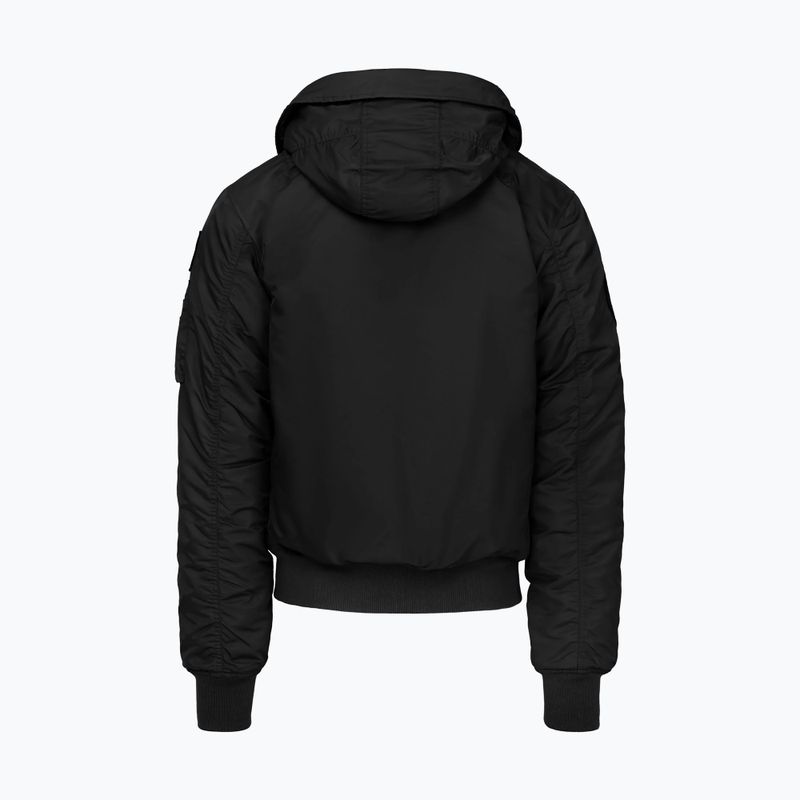 Pánská bunda Pitbull Sherpa Hooded Bomber black 8