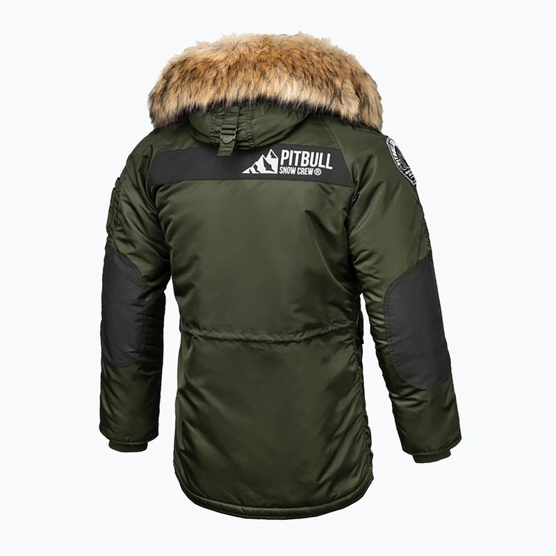 Pánská zimní bunda Pitbull West Coast Fur Parka Alder olive 2